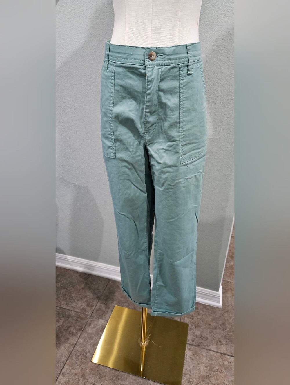 Women’s Sage Green Utility Trousers